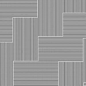 Optical Illusion Cross Stitch Pattern, Instant Download PDF Minimalist Monochrome Chart (058)