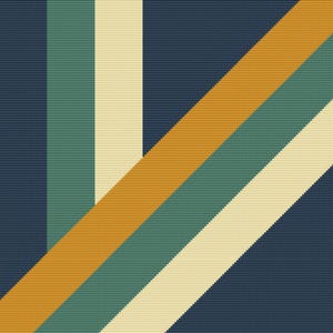 Geometrisches Retro Kreuzstich Muster, Sofortiger digitaler Download Abstrakt, Druckbar Mid-Century Modern Minimalist Chart (062)