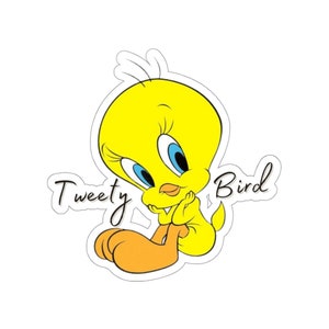 Tweety Bird. Cartoon. Kiss-Cut Stickers. Bird. Yellow. Gift. Scrapbooking. image 10