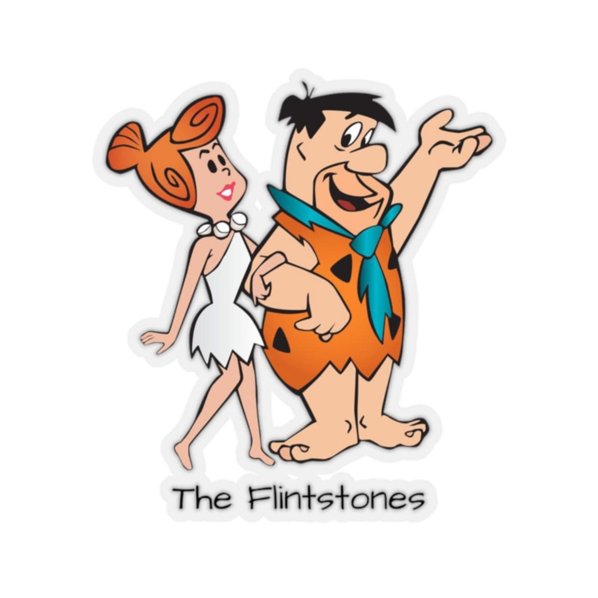 The Flintstones. Kisscut Sticker. Cartoon. Gift Ideas. Etsy