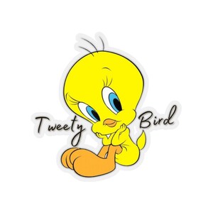Tweety Bird. Cartoon. Kiss-Cut Stickers. Bird. Yellow. Gift. Scrapbooking. image 9