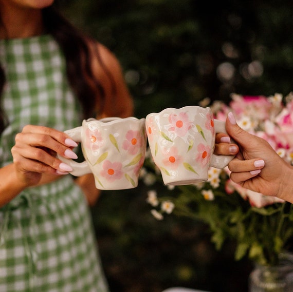 Preorder Daisy Darling Hand Painted Ceramic Mug - Etsy Australia