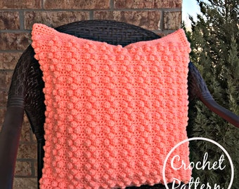 Modèle d’oreiller au crochet//Modèle de crochet//Grand oreiller au crochet//Oreiller 20x20