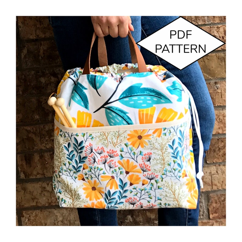 PROJECT BAG PATTERN Easy Design Large Project Bag with Etsy