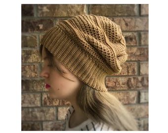 Crochet Pattern//Slouchy Beanie Pattern//Crochet Hat Pattern//Beanie Pattern//Crochet Hat PDF//Slouchy Beanie PDF