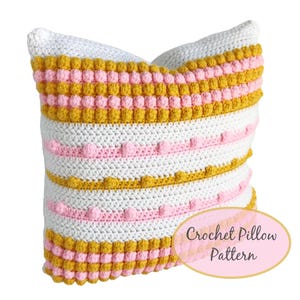 Crochet Pillow Pattern//Easy Crochet Pattern//Beginner Crochet//Crochet Baby Pillow