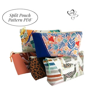Bag Sewing Pattern PDF//Zipper Pouch Pattern//Easy Bag Pattern//Beginner Bag Pattern