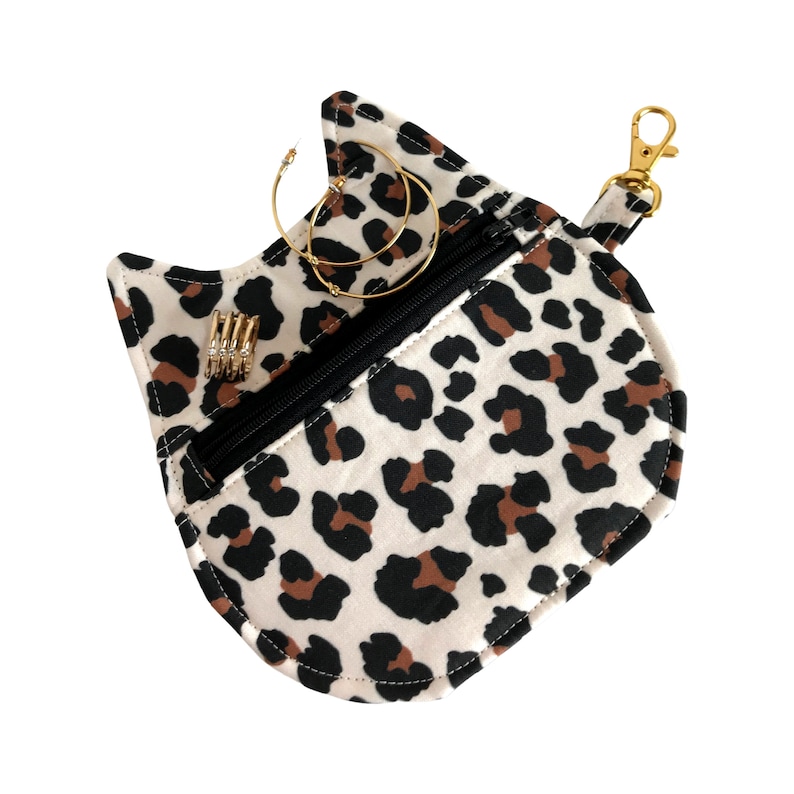 Sewing Pattern Bag Pattern Pdf Cat Pouch Pattern Zipper Etsy