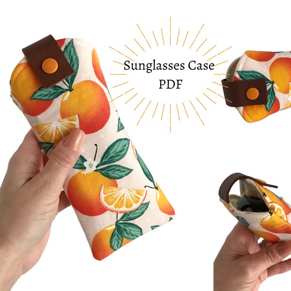 Sunglasses Case Pattern//Easy Sewing Pattern//Beginner Sewing Pattern