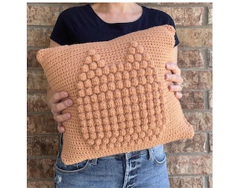 GEHAAKT KUSSENpatroon kattenontwerp, kattenkussenpatroon, klein kussenpatroon, eenvoudig kussenpatroon, schattig kussenpatroon, babykussenpatroon