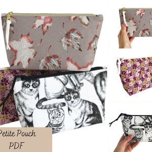 Bag Pattern Sewing PDF//Easy Sewing Pattern//Zipper Pouch Pattern//Beginner Bag Pattern