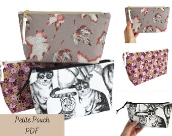Bag Pattern Sewing PDF//Easy Sewing Pattern//Zipper Pouch Pattern//Beginner Bag Pattern