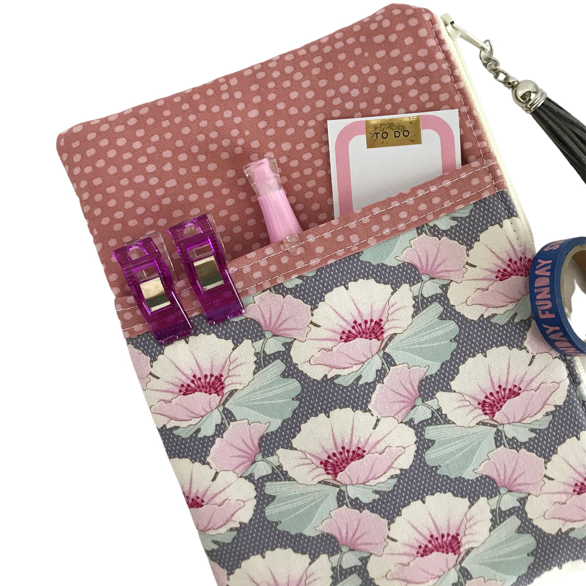 Planner Pouch Pattern Pdf//zipper Pouch Pattern//bag Pattern Etsy