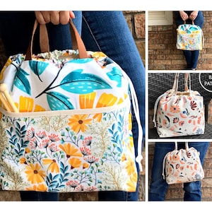 Bag Pattern PDF// Pattern Bundle//Two Bag Patterns//Sewing Bag Pattern//Project Bag Patterns