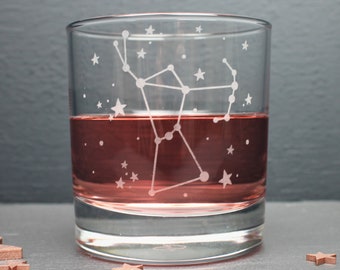 Star Constellation - Orion - Whisky Glass Tumbler New Home Idea