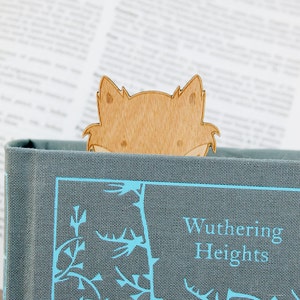 Fox Bookmark Wooden Engraved Cute Funny Book Geek Personalised Customised Woodland Bookworm image 5