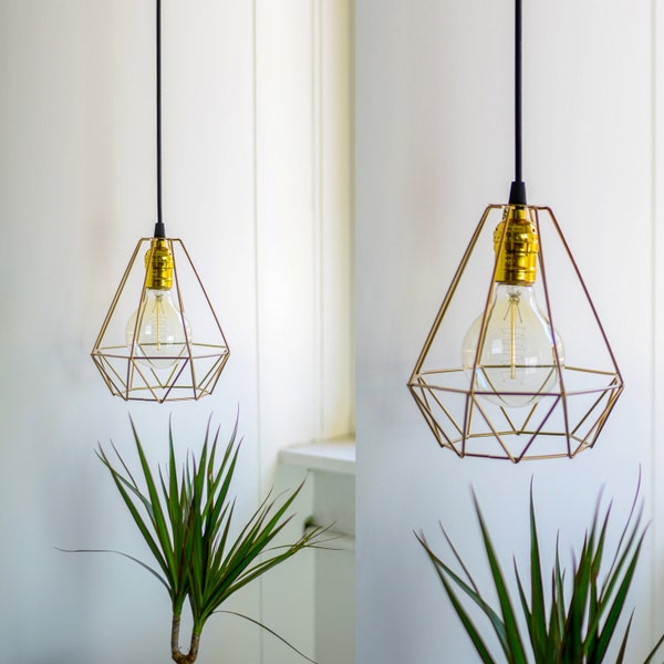 Lámpara Chandelier Geométrica