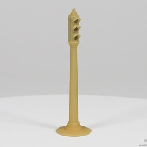 HO Scale Traffic Light - 1 Way Post Light