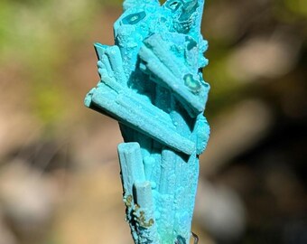 Arizona Chrysocolla Pseudomorph After Aragonite, Ray Mine, AZ