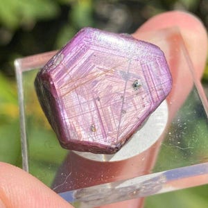Chatoyant Ruby crystal from Madagascar, Africa