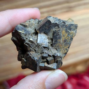 Washington Limonite Pseudomorph of Pyrite, found at Hansen Creek, King County, USA