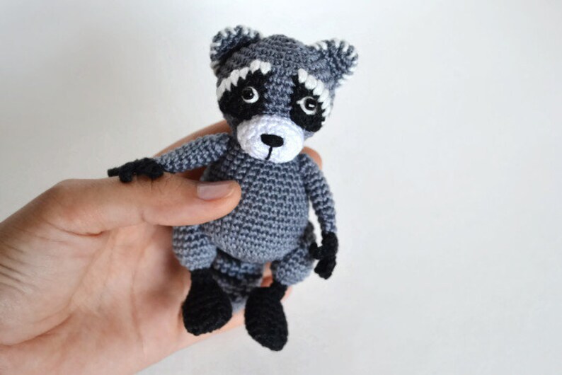 Raccoon Amigurumi Crochet Crochet pelucheEtsy Raccoon di 2DEIH9