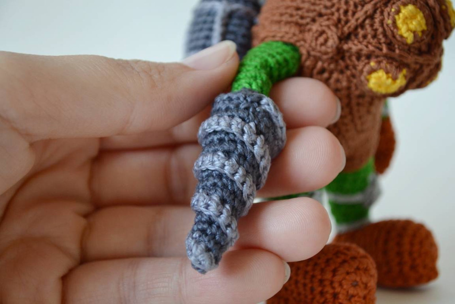 Big daddy plush Bioshock crochet keychain Amigurumi | Etsy