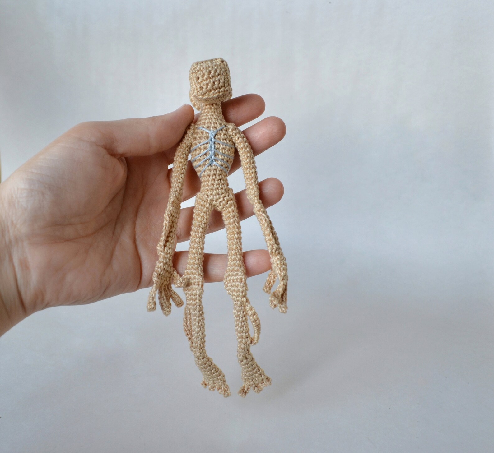 Great mother Megaphone head Siren head Crochet doll