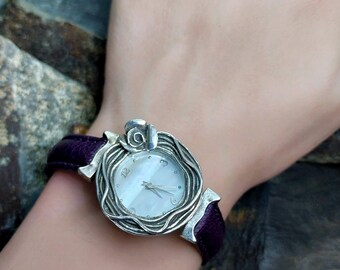 アクセサリー silver rose design bangle watch Top Plaza Women Ladies Casual Luxury Gold Silver Rose Gold