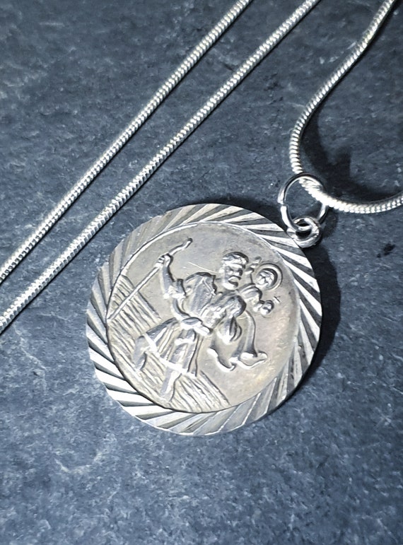 Vintage st christopher chain - Gem