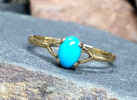 9ct gold sales turquoise ring