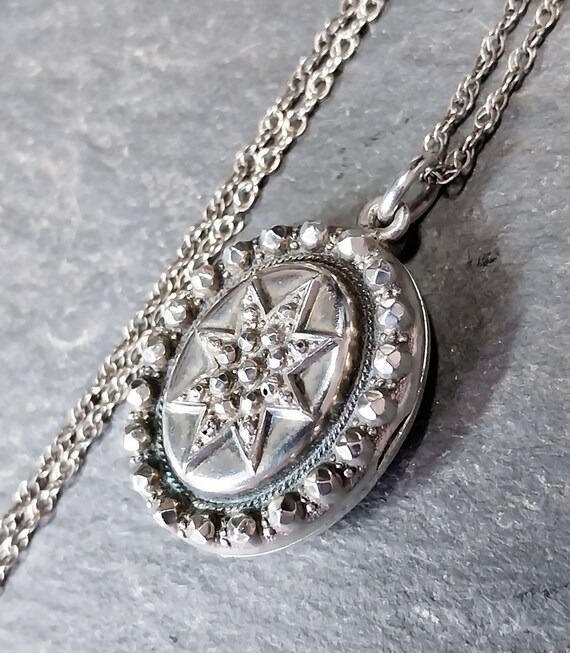 Etsy silver locket best sale