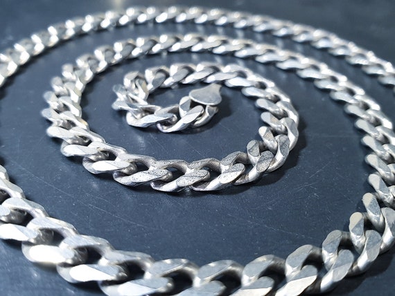 ネックレス・チョーカー BLENDOFF BLDF Curb Chain Necklace 6mm Silver 925 Double Curb Chain Necklace - 925 Silver Solid linked choker
