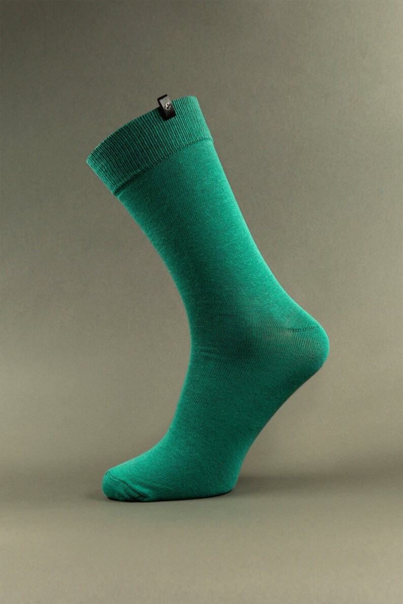 Socks Mens Socks Light Emerald Green Socks Green Socks Etsy