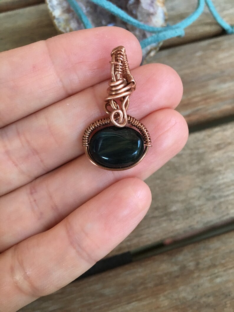 Wire wrapped pendants