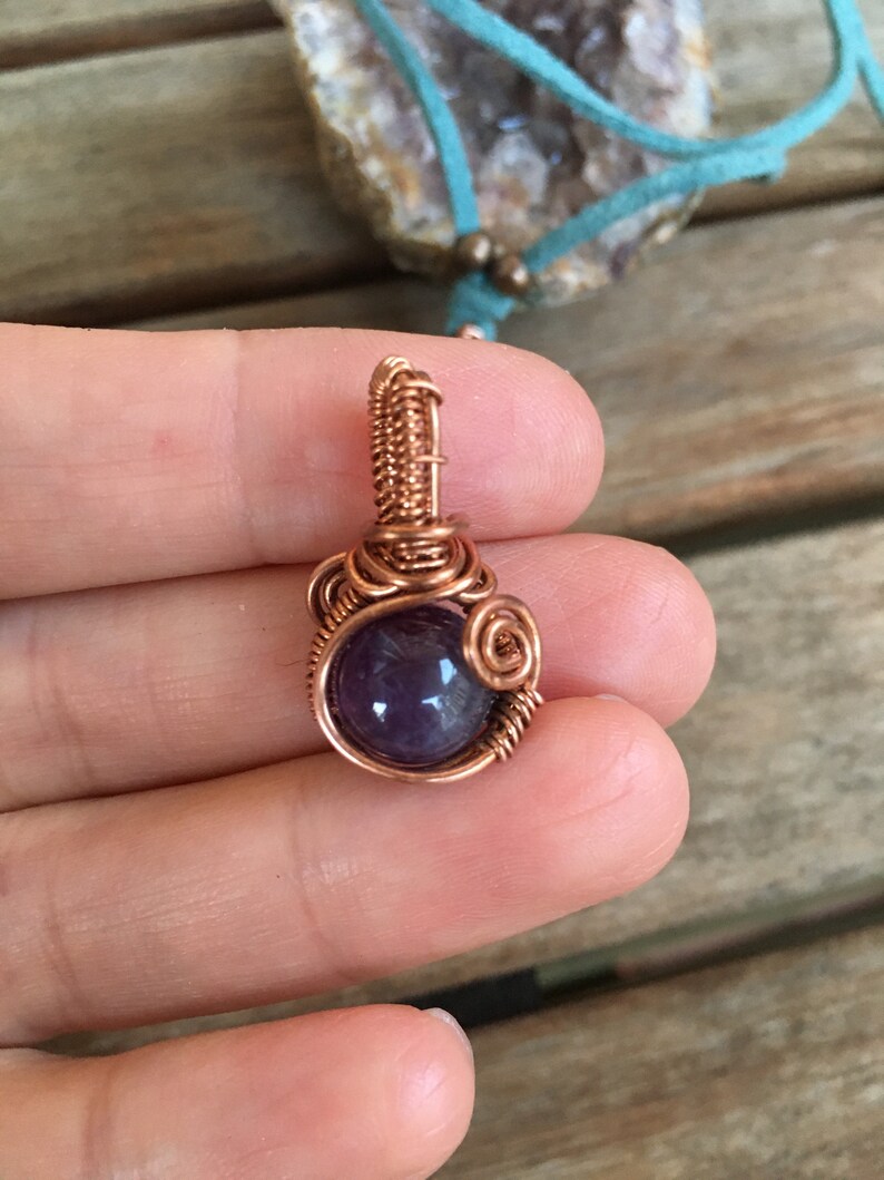 Wire wrapped pendants