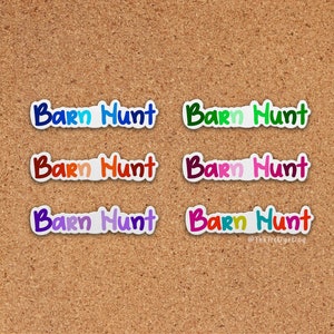 Barn hunt sticker, Rat catcher scent work, Gift for dog trainer, obedience, agility, dog sports decal, barn hunt decal, farm vermin