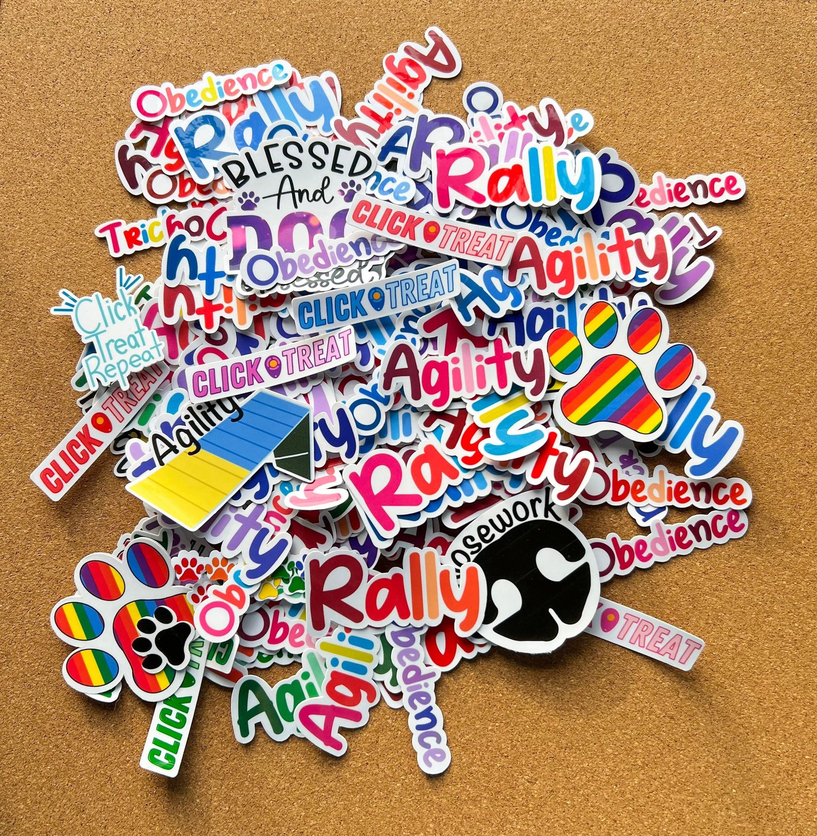 Dog Sport Oops Stickers, B-grade Sticker Pack, Mystery Stickers, Dog ...