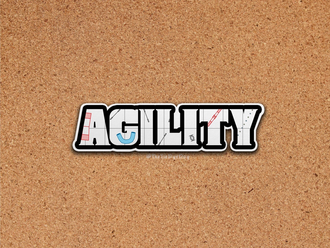 Dog Agility Sticker Gift for Agility Handler Agility Judge Etsy