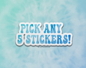 Vinyl Sticker Pack, Lot of 5 Stickers, Dog Sports Stickers, Pick Your Own Stickers, Dog Training Stickers, Agility, Obedience, Nosework