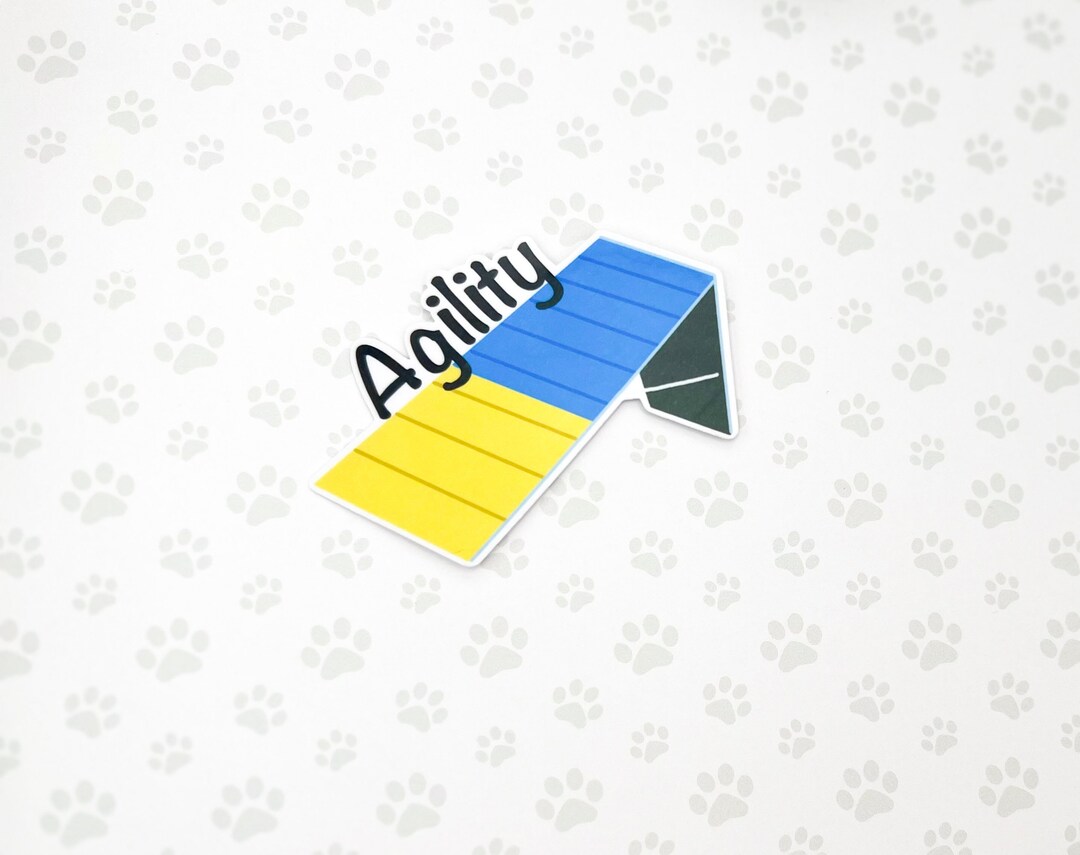 Dog Agility Sticker Gift for Agility Handler Agility Judge Etsy