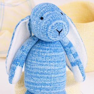 PDF Knitting Pattern 1456~Bunny Rabbit Toy~DK