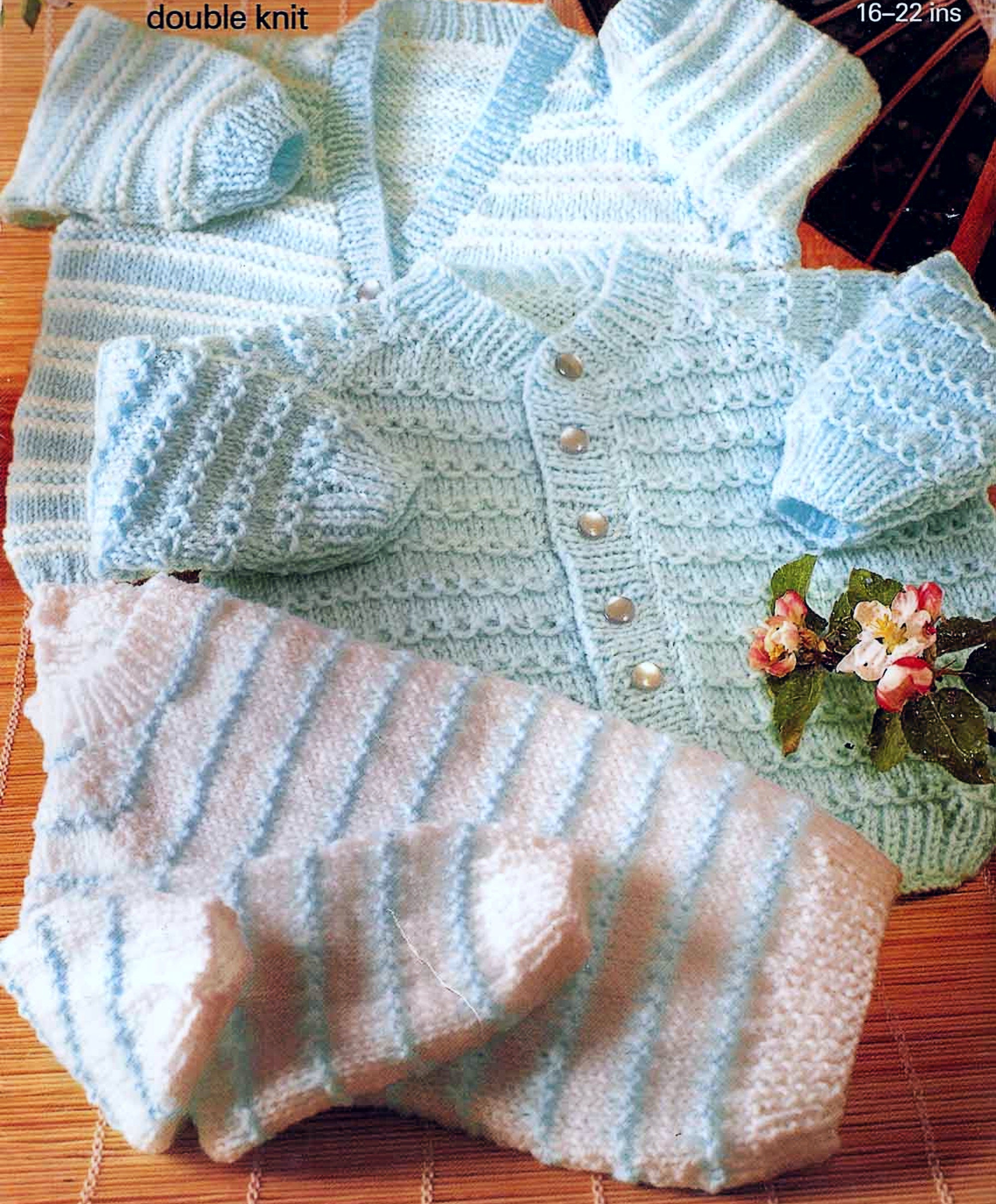 PDF Knitting Pattern 906~sweater and Cardigans~dk~16-22