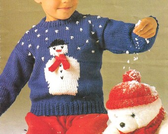 Pull Noël Bébé Garçon Fille Tricot Sapin Brodé - Chandail Festif Manches Longues 0-5 Ans Chaud Doux