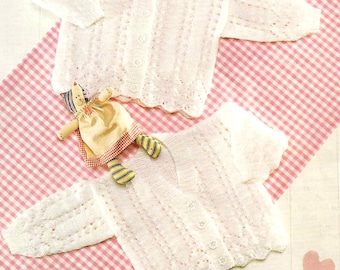 PDF Knitting Pattern 3863~Lacy Cardigans~DK~16-26"