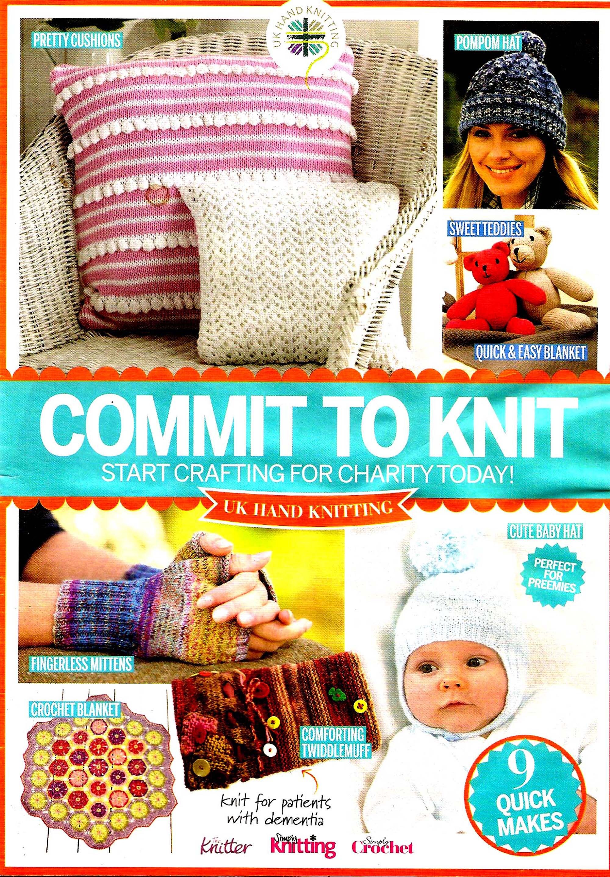 Commit to Knit Charity Knitting Pattern BookletLots of Ideas Etsy