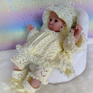 Blossom Baby or Reborn Knitting Pattern~DK~19-22&quot; or 0-3mths~PDF