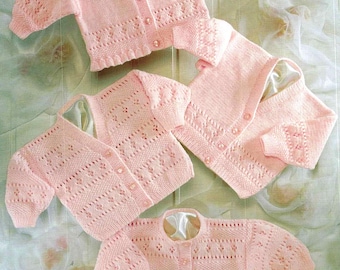 Stylecraft Crochet Cardigan & Hat In Bambino DK (9610 - Foto 7