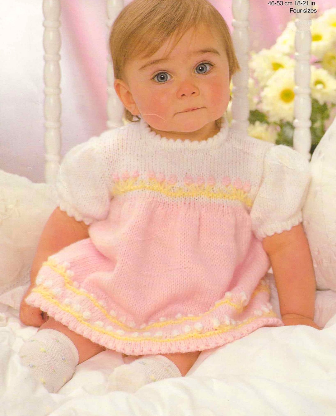 PDF Knitting Patternsweet Baby Dressdk18 21 Etsy pdf-knitting-patternsweet-baby-dressdk18-21-etsy