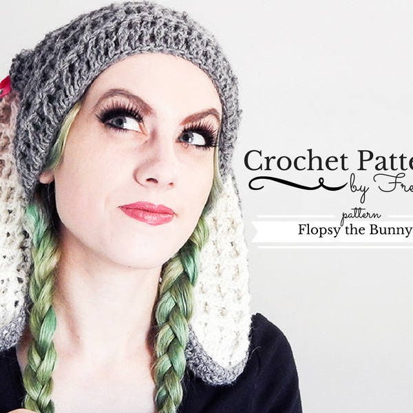 Long Ear Bunny Hat Crochet Pattern Etsy